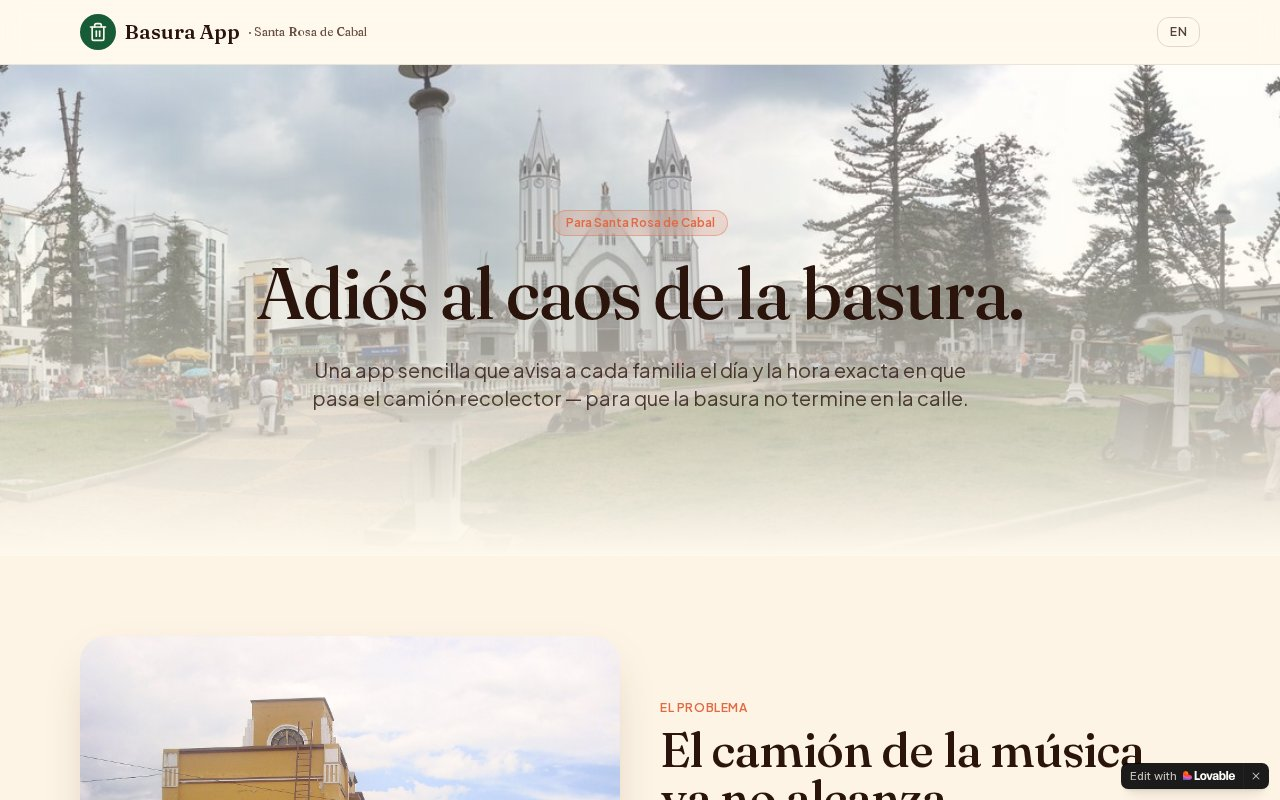 Basura App preview