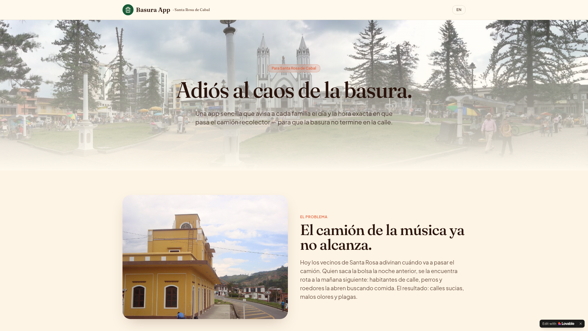 Basura App preview